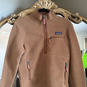 Patagonia Brown Fleece Pullover